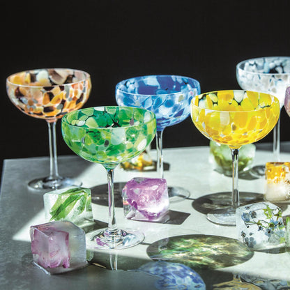 Swirl Champagneglass grønn 22 cl