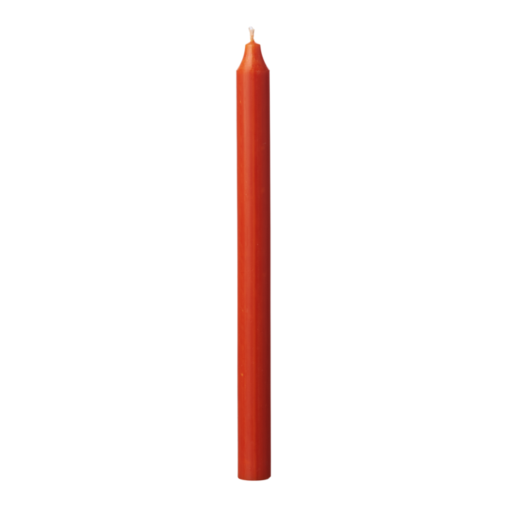 Candles dark orange 29 cm