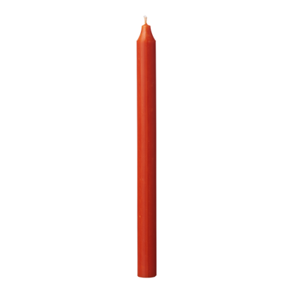 Candles dark orange 29 cm