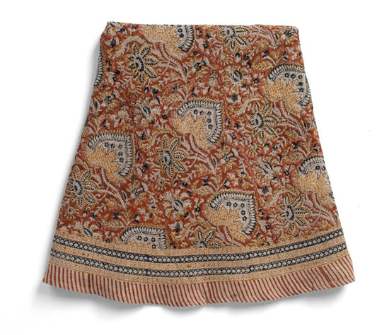 Tablecloth Oriental Mustard Round 220 cm