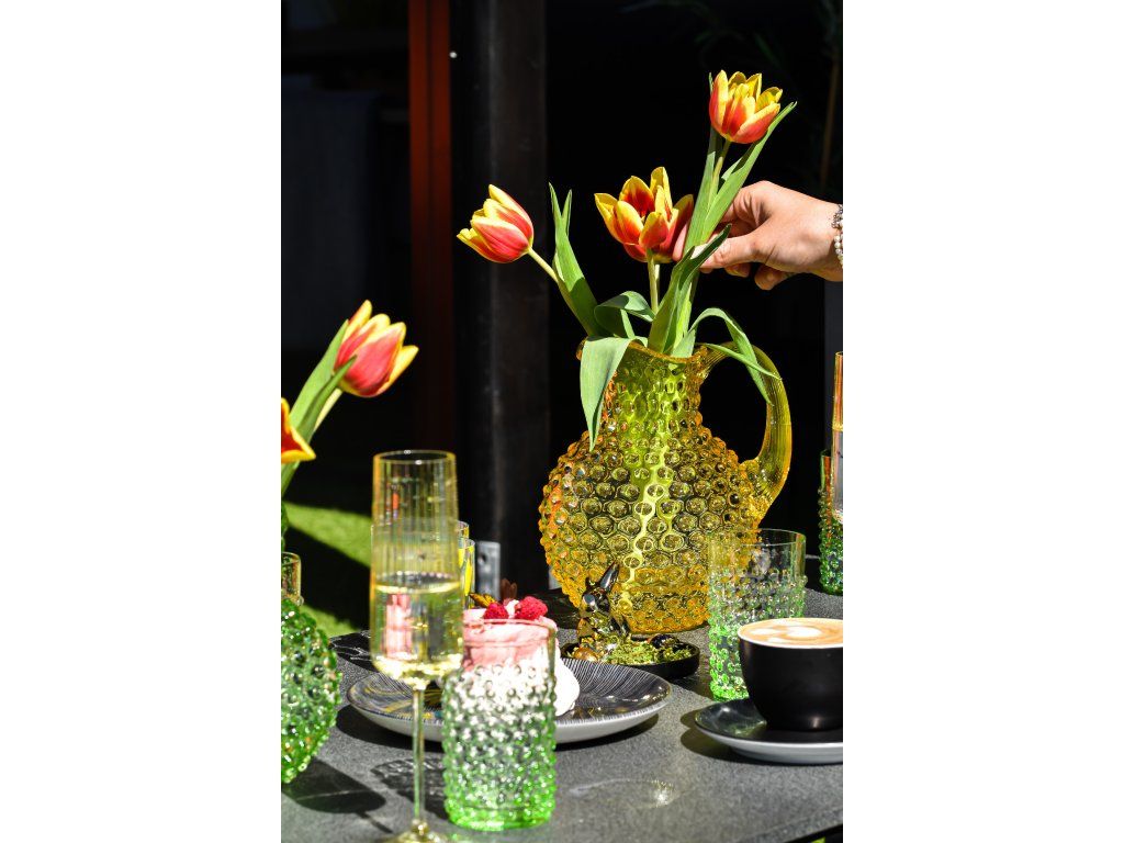 Hobnail Carafe 2L Citrine