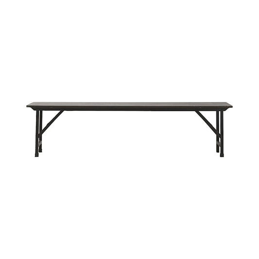 Benk Party sort 180 cm