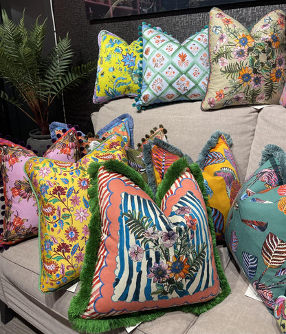 Putetrekk Alexandra Ochre 45x45 cm