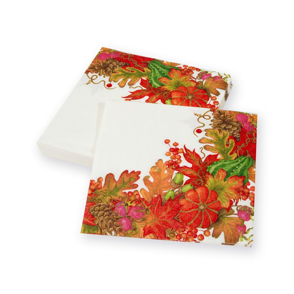 Napkin lunch harvest garland