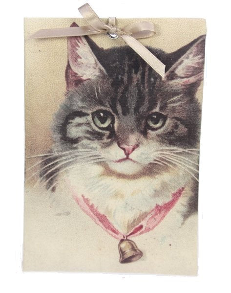 Scent sachet with cat 17x11 cm