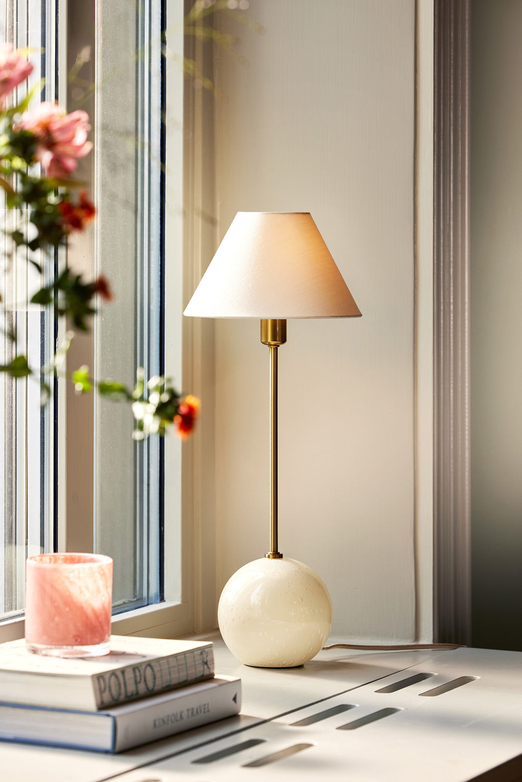 Bordlampe Iris 20 Creme