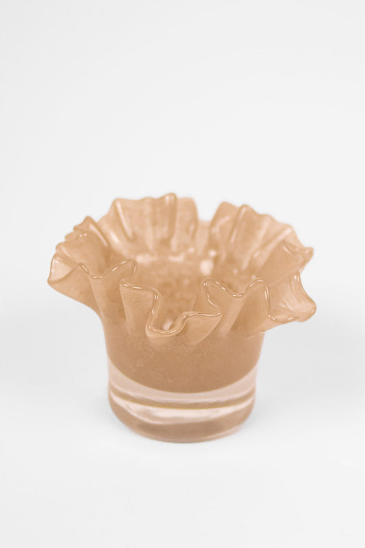 Loa telysholder beige 14 cm