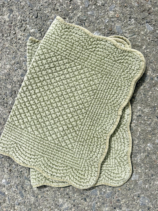 Spisebrikke velour Olivo