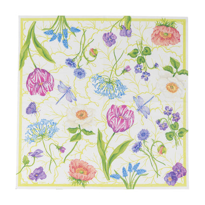 Napkin lunch Floral Majolica