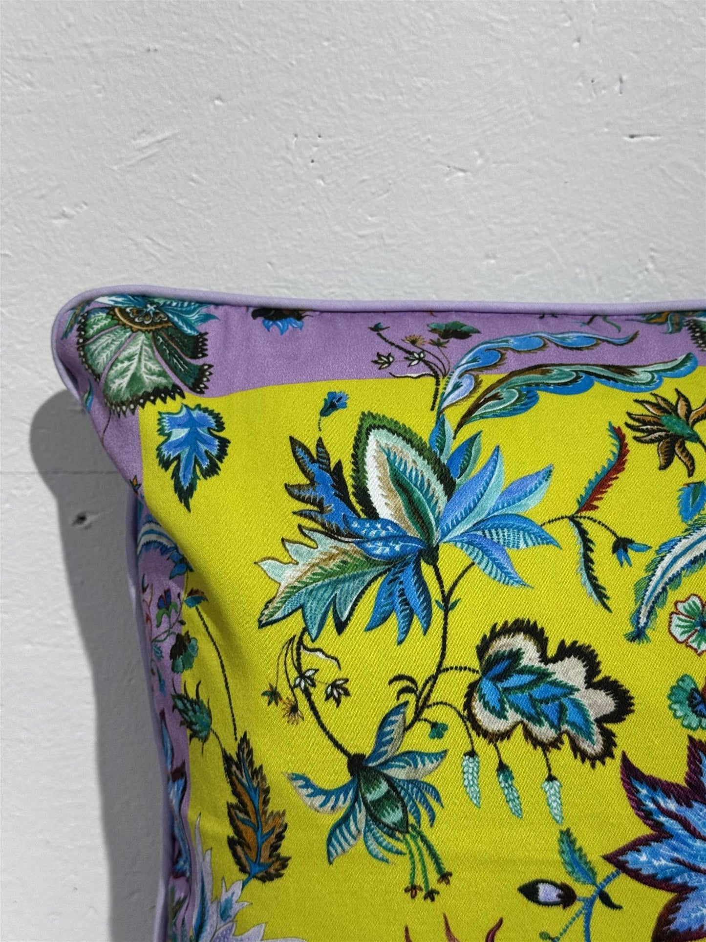Putetrekk Cymone lime 45x45 cm