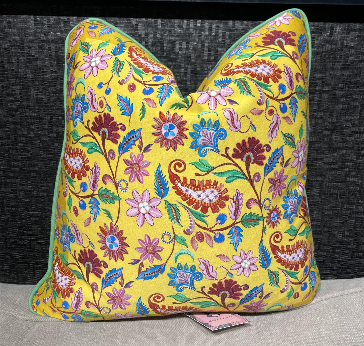 Putetrekk Alexandra Ochre 45x45 cm