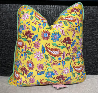 Putetrekk Alexandra Ochre 45x45 cm