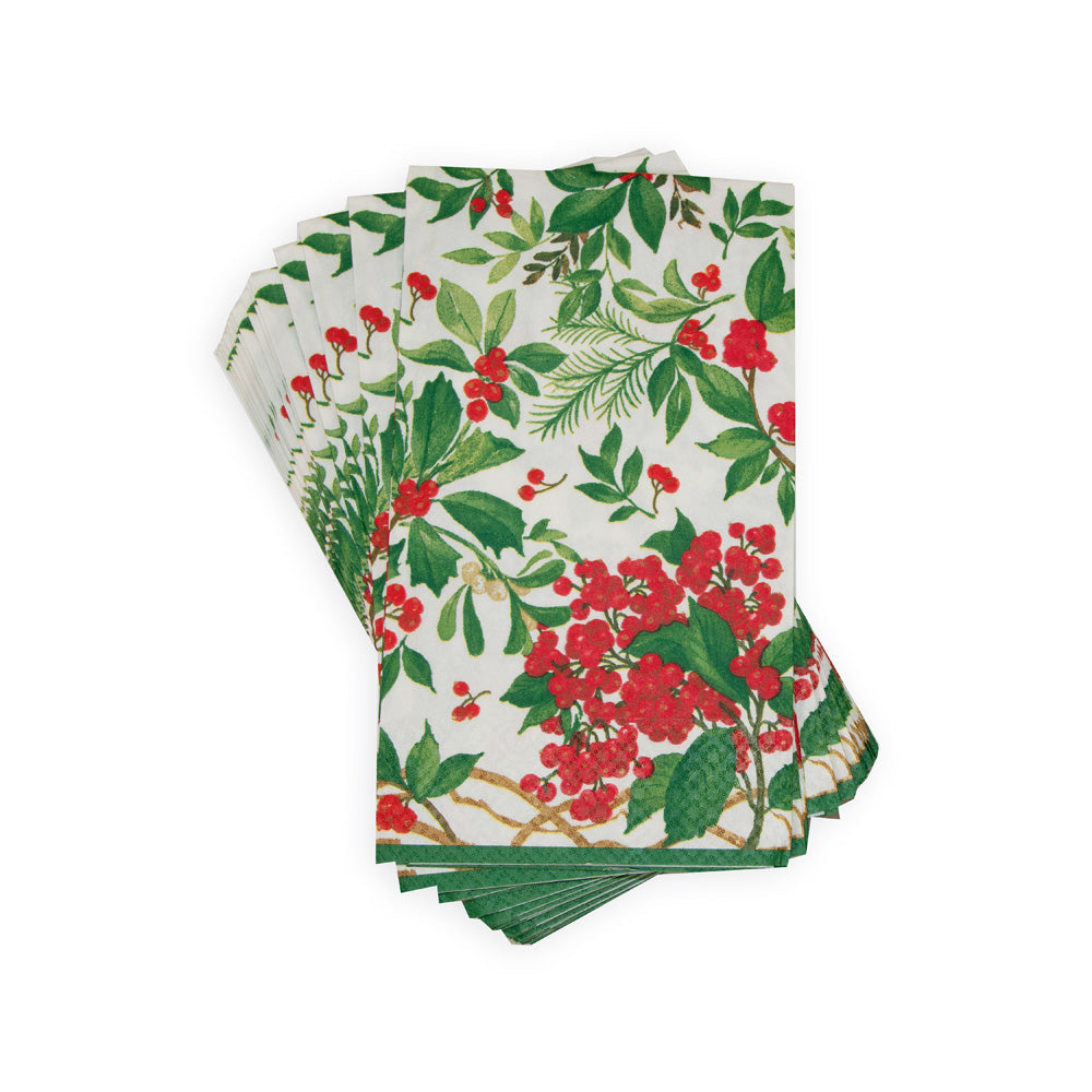Napkin buffet Holly Chintz White