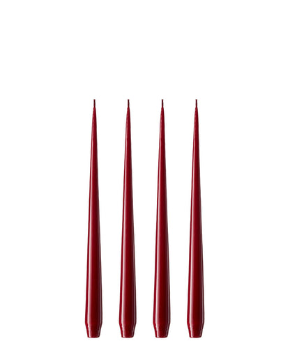 44 Wine Lacquer Candles 32 cm
