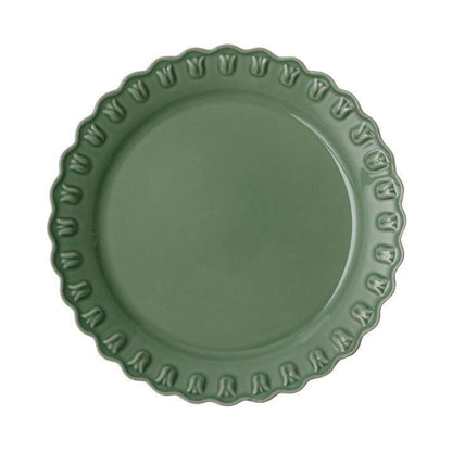 PotteryJo Tulipa Tallerken 26 cm Verona green