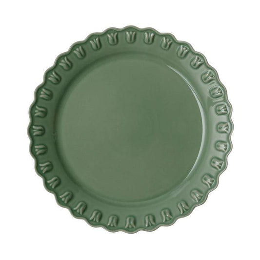 PotteryJo Tulipa Tallerken 26 cm Verona green
