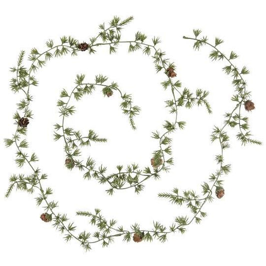 Garland cedar w/cones 180 cm