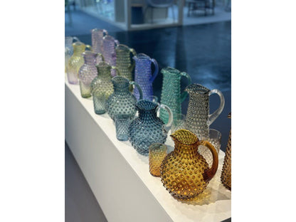 Hobnail carafe 2L Amber