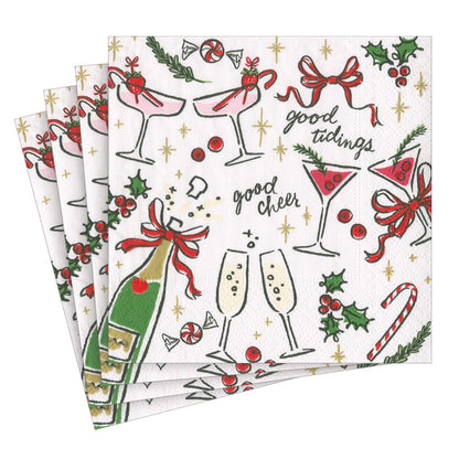 Serviett kaffe Let's Be Merry