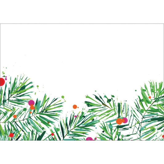 Til/fra klistrelapp Christmas Fir