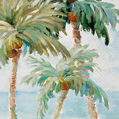 Napkin Buffet Palms in Paradise