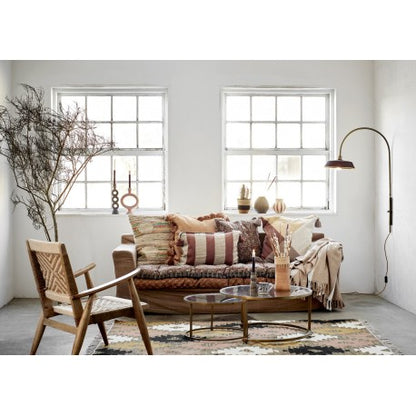 Lysestake mørk grå en ring 21 cm