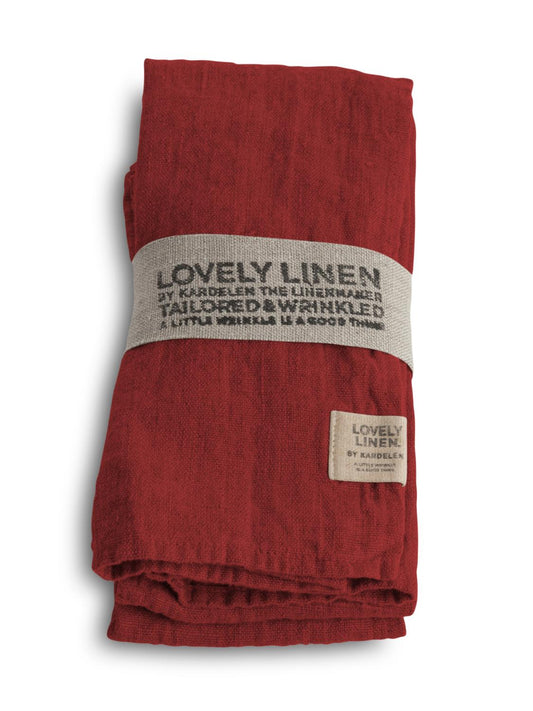 Serviett Lovely Real Red 45x45 cm