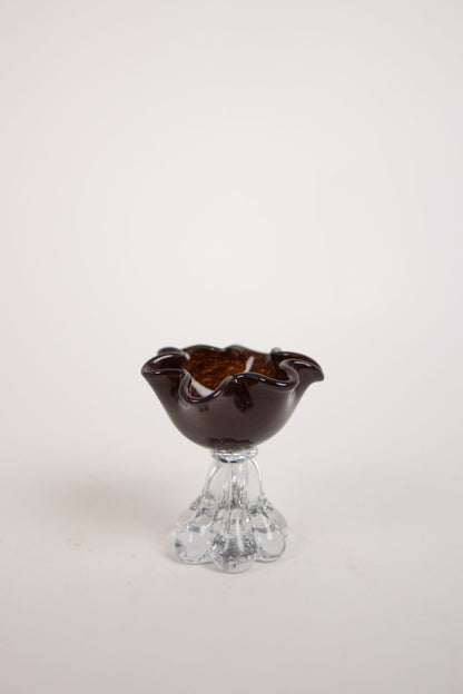 Verna telysholder brun 13 cm