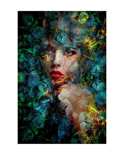 Plexiglass picture Blue Autumn 80x120 cm