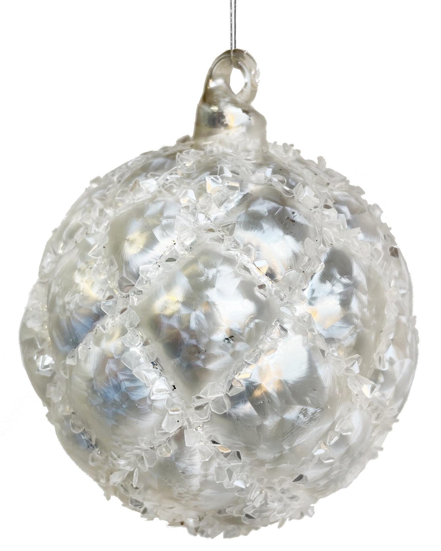 Julekule frost m/glitter