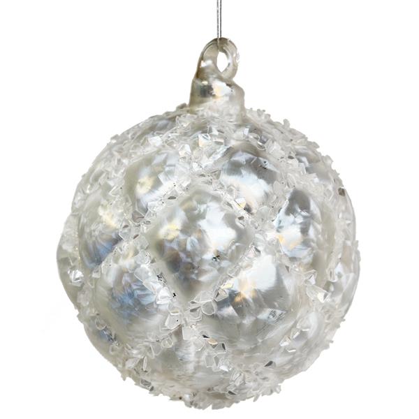 Christmas bauble frost w/glitter