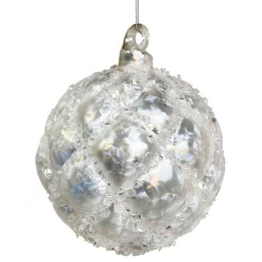 Christmas bauble frost w/glitter