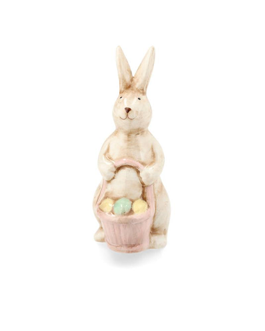 Kanin med egg kurv 19 cm