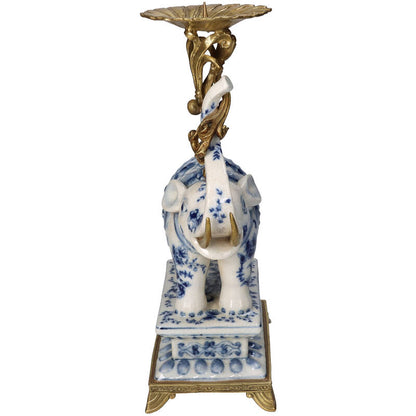 Lysestake Elefant Blå