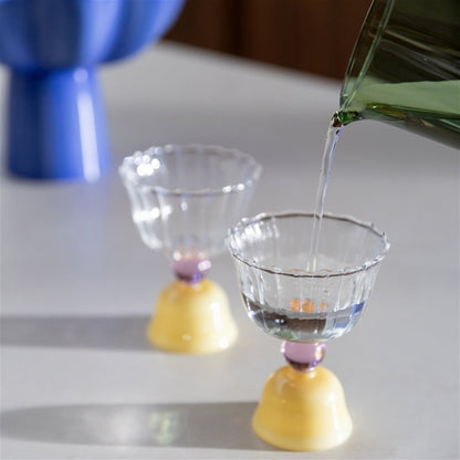 Glass Tulip Caramel 20 ml Set of 2