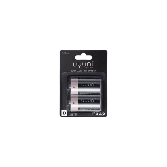 Batteri D 2 pk