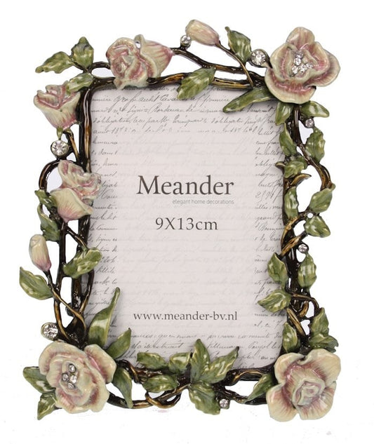 Bilderamme blomster 13x17 cm