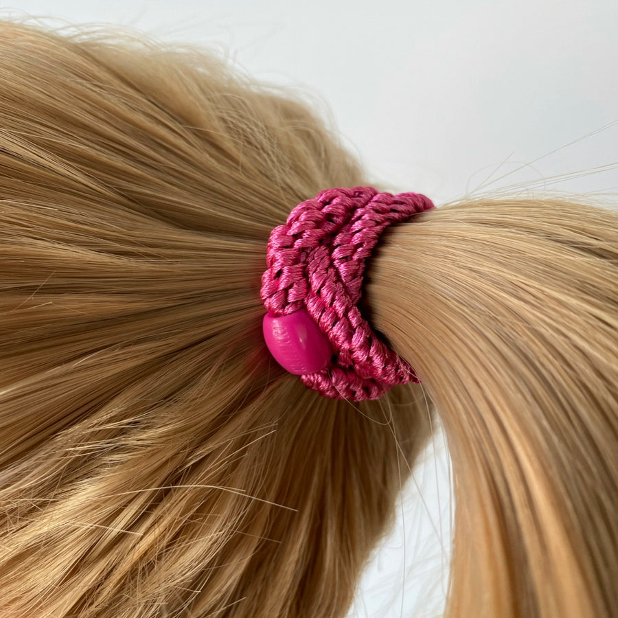 Kknekki hårstrikk Pink 1