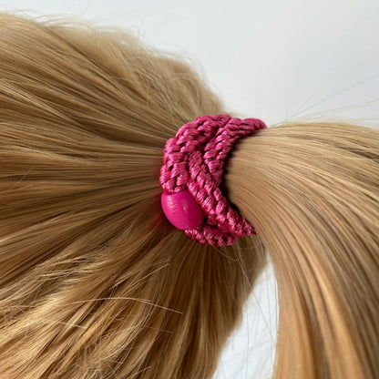 Kknekki hårstrikk Pink 1