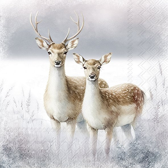 Serviett Lunch Magic Winter Deers