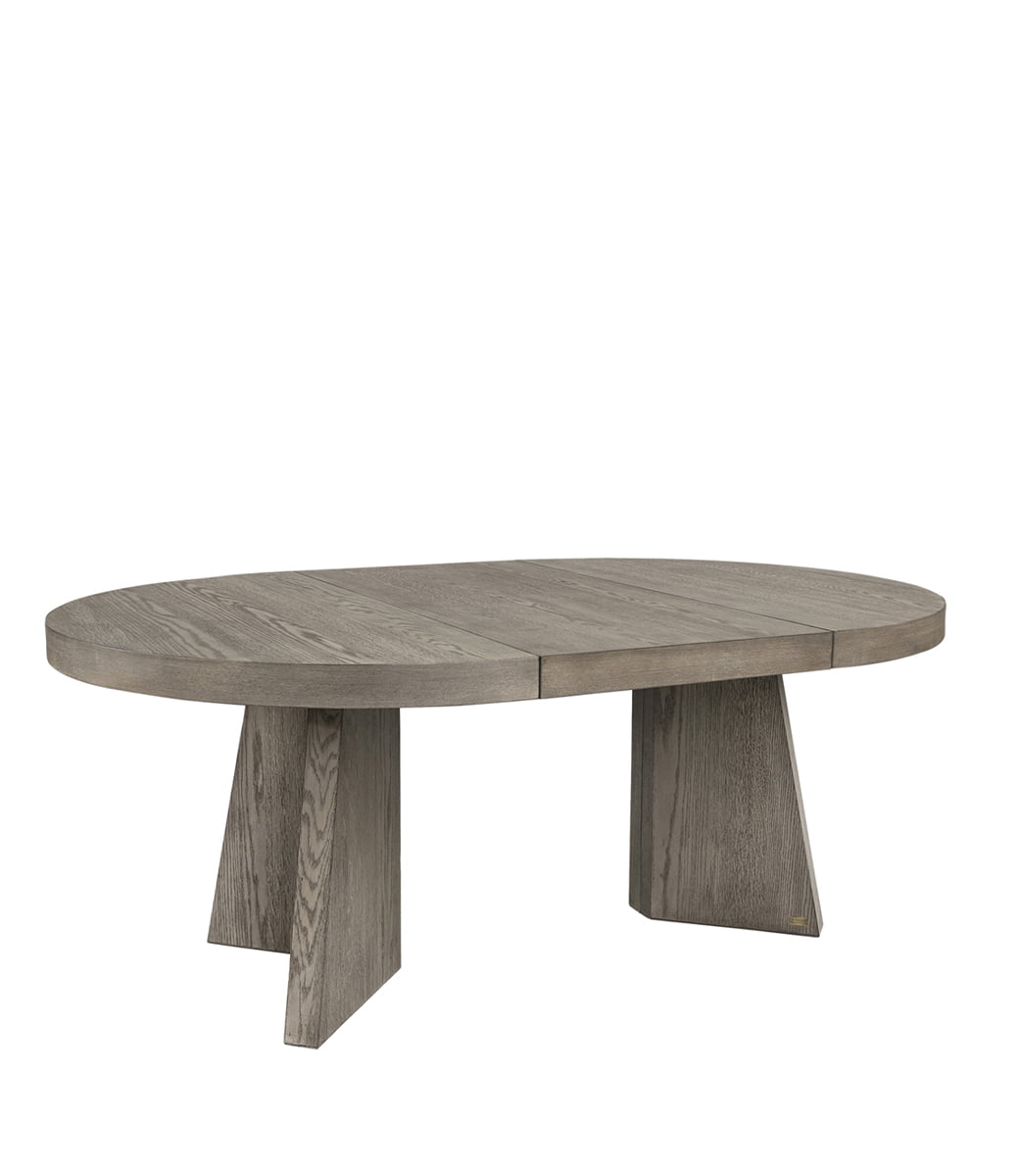 Trent dining table antique Grey Ø130 cm