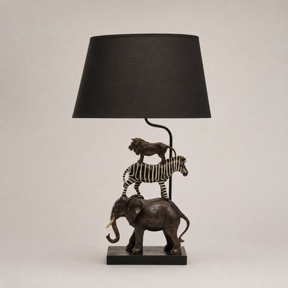 Safari bordlampe m/skjerm 70 cm