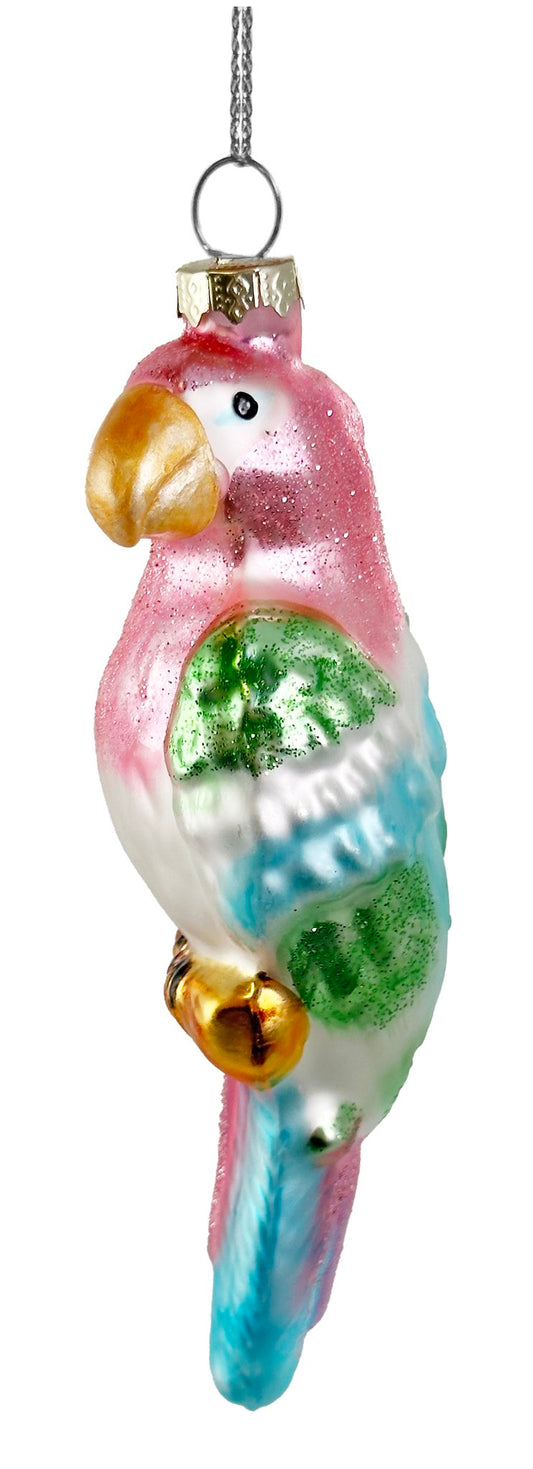 Juletrepynt papegøye 13 cm