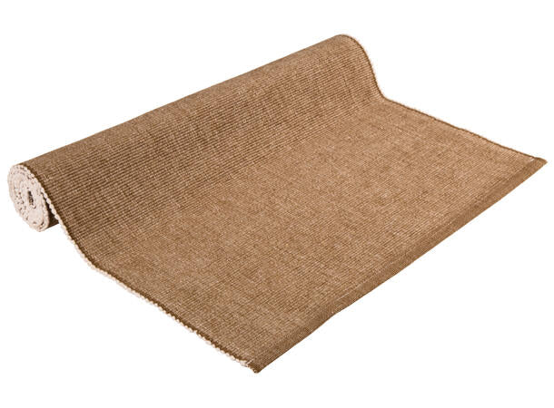 Løper ribb bomull kamel 40x140 cm