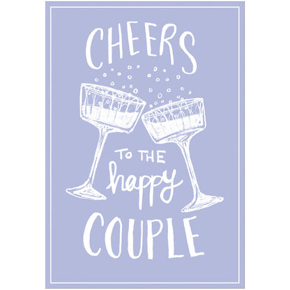 Card w/envelope Cheers to the happy couple
