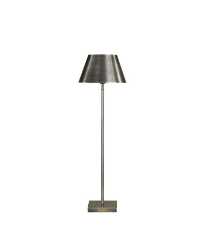 Pewter table lamp with shade 74 cm