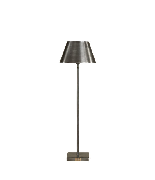 Pewter bordlampe m/skjerm 74 cm