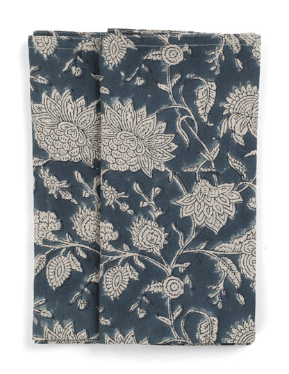 Napkin Indian Rose Denim Blue S/2