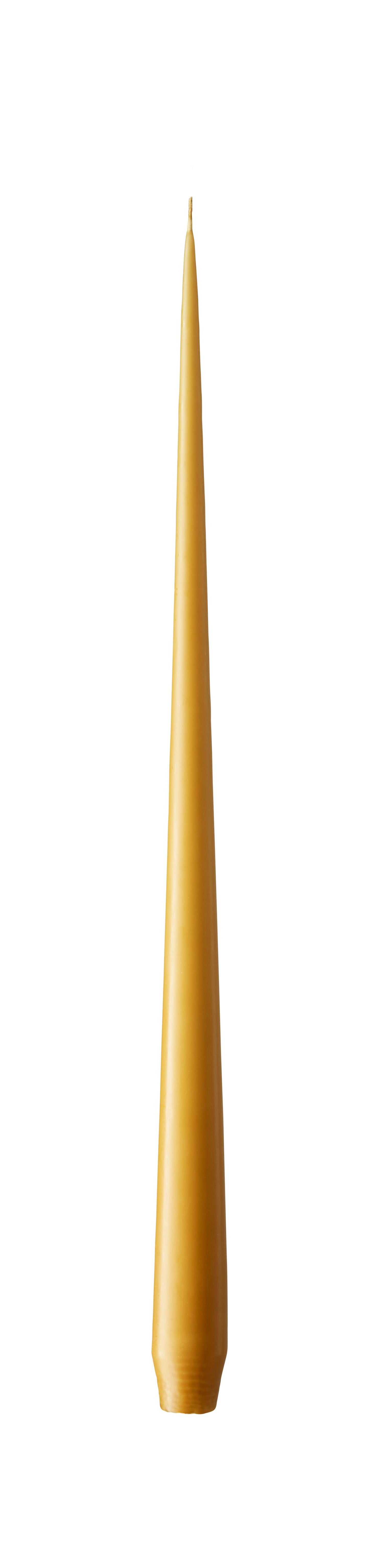 76 Amber kronelys matt 32 cm