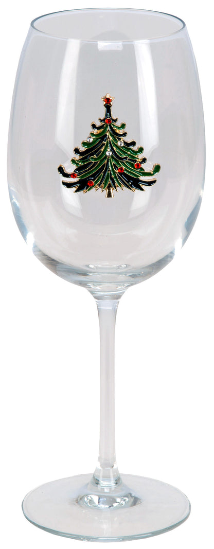 Wine Glass Christmas Tree 480 ml